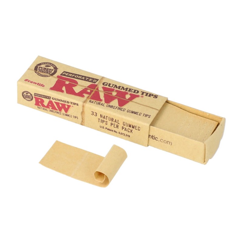 Raw Perforated Gummed Tips