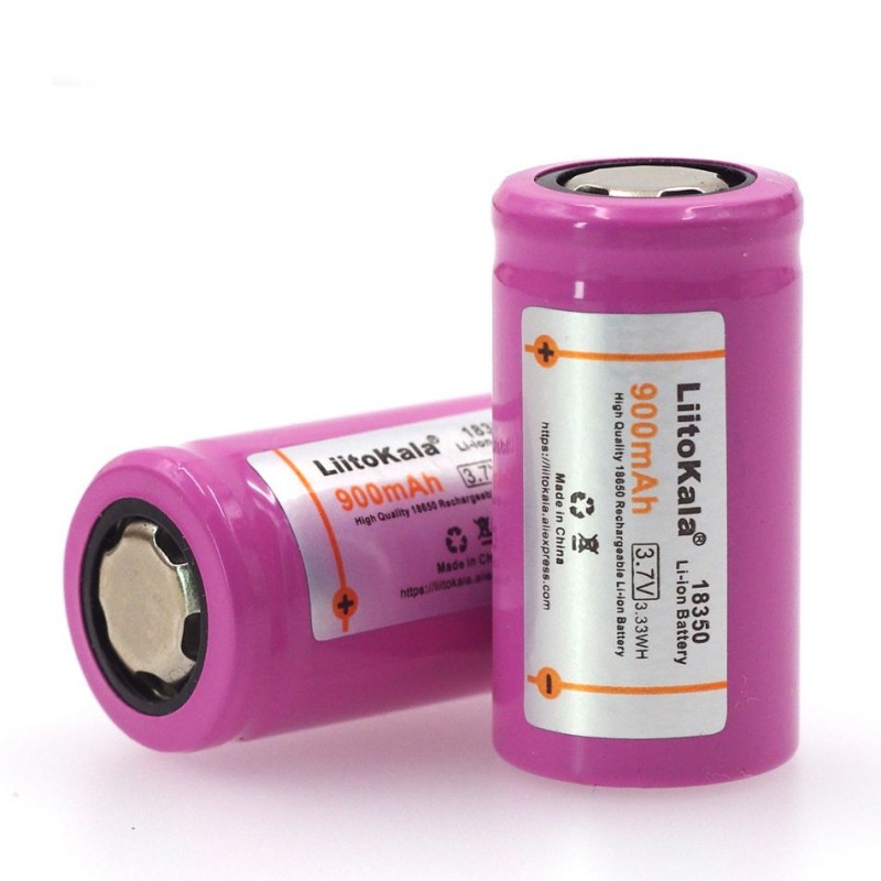 Akku Litokala ICR 18350 900mAh