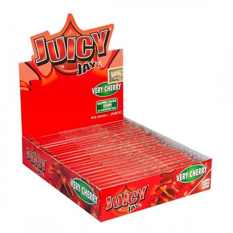 Juicy Jay's Blättchen mit Very Cherry Kirsche-Ges...