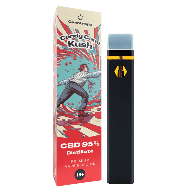 Canntropy CBD Einweg-Vape-Stift - Candy Cane Kush,...